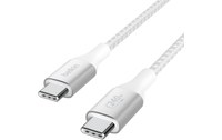 Câble Belkin USB-C vers USB-C 240 W USB 2.0 - 1 m - Blanc