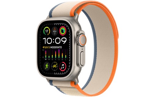 Apple Watch Ultra 2 Titanium bracelet Boucle Trail orange/beige - S/M