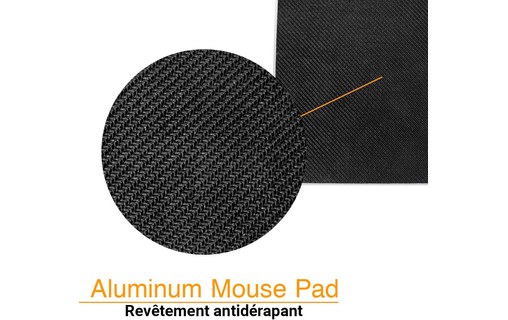 Satechi Mouse Pad Argent - Tapis de souris en aluminium