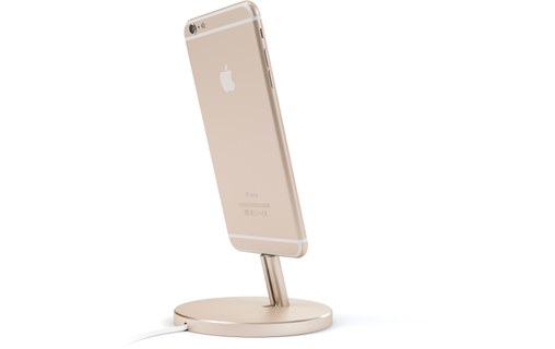 Satechi Support en aluminium Or pour iPhone à connecteur Lightning