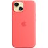 Apple - Coque pour iPhone 15 - silicone - goyave - avec MagSafe