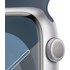 Apple Watch Series 9 GPS 45mm Aluminium argent, Bracelet Sport Bleu orage - M/L