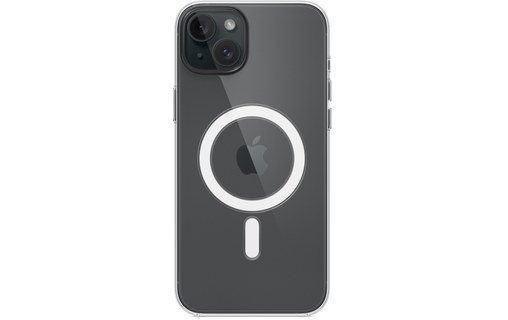 Apple - Coque pour iPhone 15 Plus - transparente - avec MagSafe