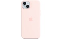 Apple - Coque pour iPhone 15 Plus - silicone - Rose pâle - avec MagSafe