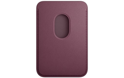 Apple - Porte‑cartes en tissage fin pour iPhone avec MagSafe - Mûre