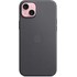 Apple - Coque pour iPhone 15 Plus - tissage fin - noire - avec MagSafe