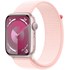 Apple Watch Series 9 GPS 45mm Aluminium rose, Boucle Sport Rose pâle