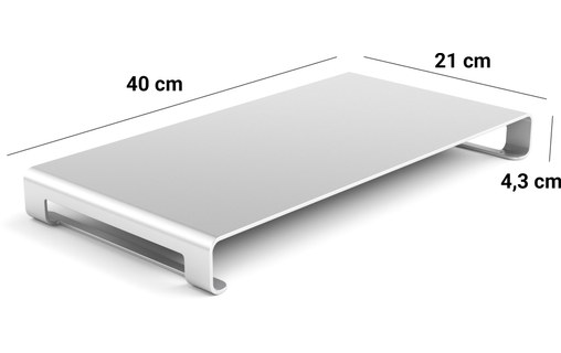 Satechi Support Aluminium Argent pour moniteur et ordinateur portable