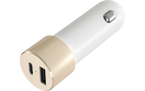Satechi Chargeur voiture Or - USB-C et USB