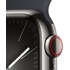 Apple Watch Series 9 4G 41mm Acier Graphite, Bracelet Sport Minuit - S/M