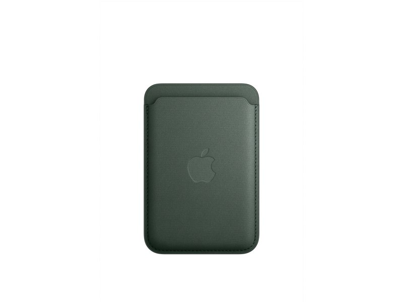 Porte-cartes en tissage fin avec MagSafe taupe chêne vert - Apple (FR)
