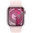 Apple Watch Series 9 GPS 41mm Aluminium rose, Bracelet Sport Rose pâle - S/M