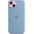 Apple - Coque pour iPhone 15 Plus - silicone - bleu d'hiver - avec MagSafe