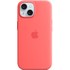 Apple - Coque pour iPhone 15 - silicone - goyave - avec MagSafe