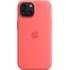 Apple - Coque pour iPhone 15 - silicone - goyave - avec MagSafe