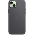 Apple - Coque pour iPhone 15 Plus - tissage fin - noire - avec MagSafe