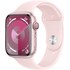 Apple Watch Series 9 GPS + Cellular 45mm Aluminium rose, Bracelet Sport - M/L