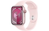 Apple Watch Series 9 GPS + Cellular 45mm Aluminium rose, Bracelet Sport - M/L