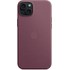 Apple - Coque pour iPhone 15 Plus - tissage fin - Mûre - avec MagSafe