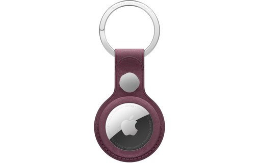 Apple - Porte-clés en tissage fin AirTag - Mûre - Tracker GPS & Bluetooth -  Apple