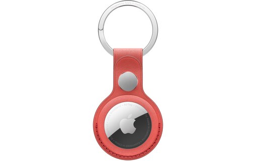 Apple - Porte-clés en tissage fin AirTag - Corail - Tracker GPS