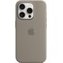 Apple - Coque pour iPhone 15 Pro - silicone - argile - avec MagSafe