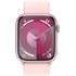 Apple Watch Series 9 GPS 45mm Aluminium rose, Boucle Sport Rose pâle