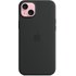 Apple - Coque pour iPhone 15 Plus - silicone - noir - avec MagSafe