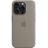 Apple - Coque pour iPhone 15 Pro - silicone - argile - avec MagSafe