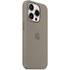 Apple - Coque pour iPhone 15 Pro - silicone - argile - avec MagSafe