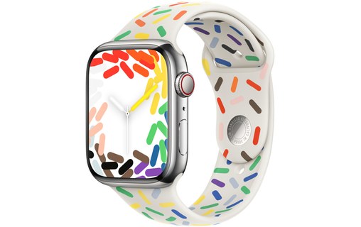 Apple - Pride Edition - bracelet de montre pour montre intelligente - 45 mm - M/