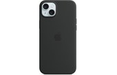 Apple - Coque pour iPhone 15 Plus - silicone - noir - avec MagSafe