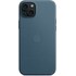 Apple - Coque pour iPhone 15 Plus - tissage fin - bleu Pacifique - avec MagSafe