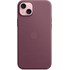 Apple - Coque pour iPhone 15 Plus - tissage fin - Mûre - avec MagSafe