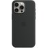 Apple - Coque pour iPhone 15 Pro Max - silicone - noir - avec MagSafe