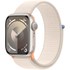 Apple Watch Series 9 GPS 41mm Aluminium lumière stellaire, Boucle Sport