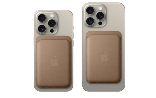 Apple - Porte‑cartes en tissage fin pour iPhone avec MagSafe - Taupe