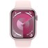 Apple Watch Series 9 GPS + Cellular 45mm Aluminium rose, Bracelet Sport - M/L