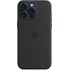 Apple - Coque pour iPhone 15 Pro Max - silicone - noir - avec MagSafe