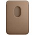 Apple - Porte‑cartes en tissage fin pour iPhone avec MagSafe - Taupe