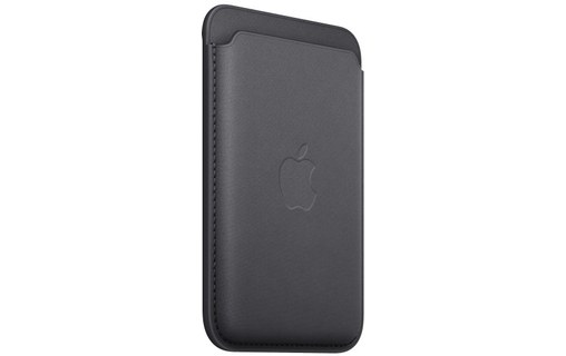 Apple - Porte‑cartes en tissage fin pour iPhone avec MagSafe - Noir
