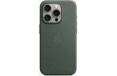 Apple - Coque pour iPhone 15 Pro - tissage fin - Chêne Vert avec MagSafe
