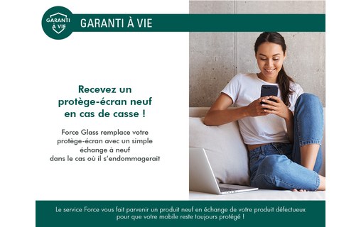 Protection d'écran verre trempé iPhone 15 Pro 2.5D - Force Glass Original