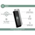 Protection d'écran Privacy iPhone 15 Plus 2.5D - Force Glass