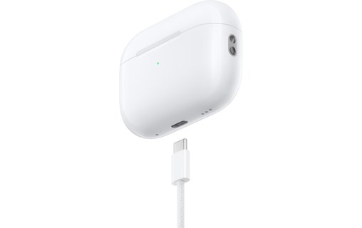 Écouteurs sans fil Apple AirPods Pro 2 & boîtier de charge MagSafe USB-C, Blanc