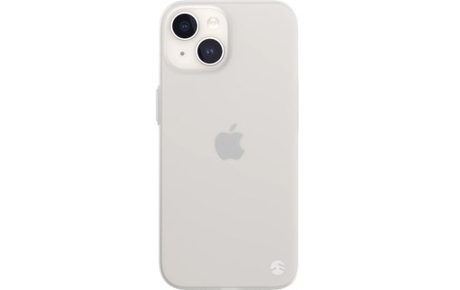 Coque ultra fine pour iPhone 15 - Blanche transparente - SwitchEasy 0.35