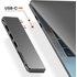 Hub Macbook Satechi Pro Hub Slim Gris, USB USB-C HDMI 4K Lecteur Carte