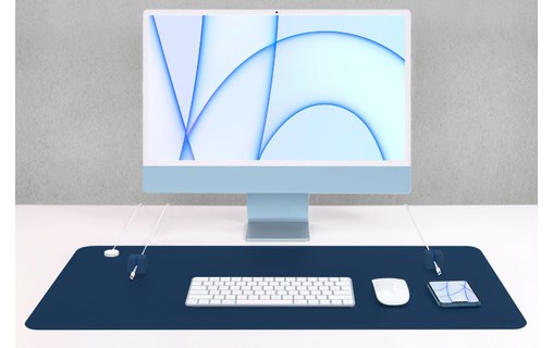 Sous-main de bureau - Bleu - Function101 Desk Mat Pro