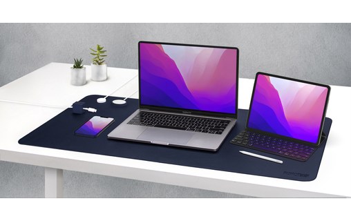 Sous-main de bureau - Bleu - Function101 Desk Mat Pro