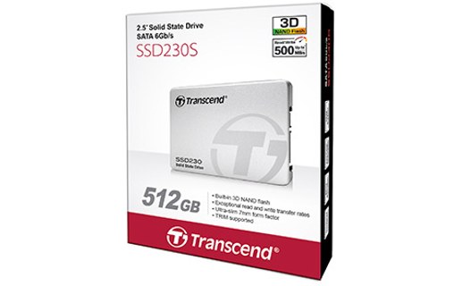Transcend SSD230S 512 Go - SSD 2,5" 3D NAND